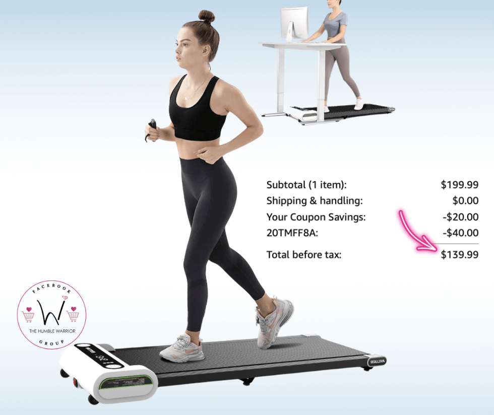 AKLUER Under Desk Treadmill!